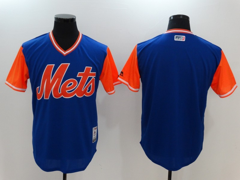 Mets Majestic Royal 2017 Players Weekend Jersey