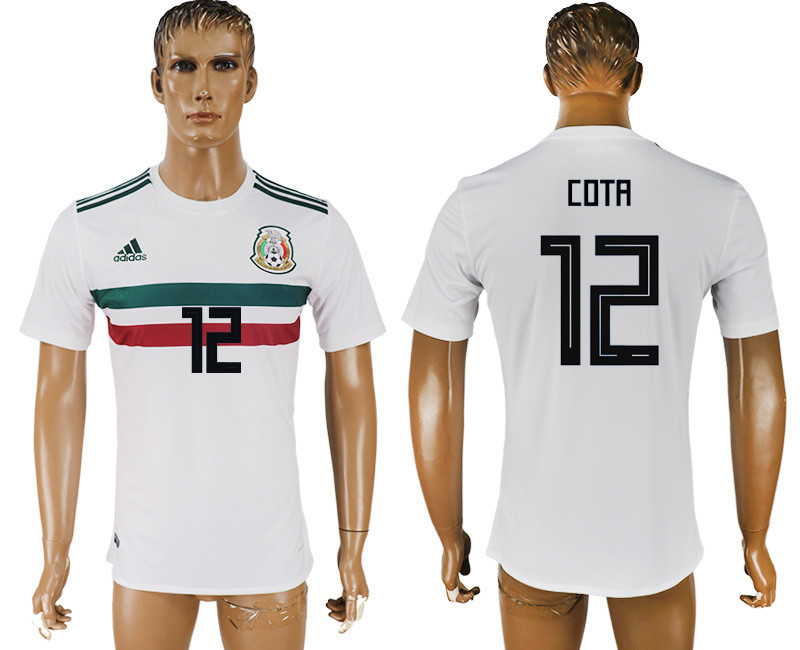 Mexico 12 COTA Away 2018 FIFA World Cup Thailand Soccer Jersey