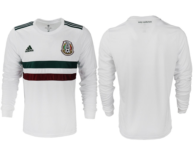 Mexico Away 2018 FIFA World Cup Long Sleeve Thailand Soccer Jersey