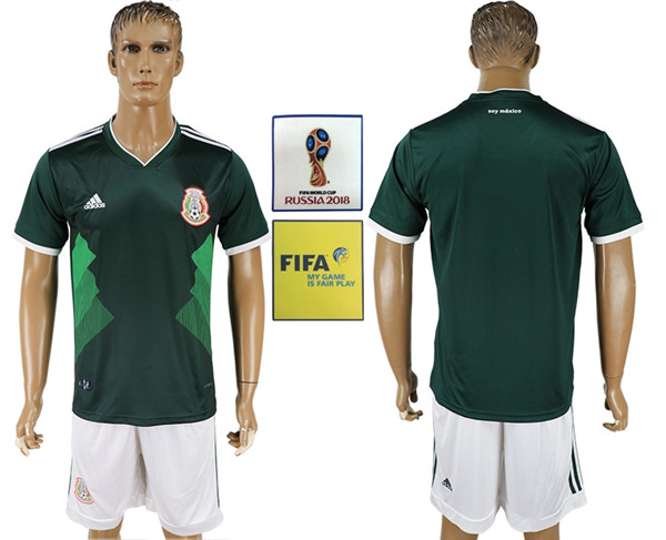 Mexico Home 2018 FIFA World Cup Men's Customized Jersey