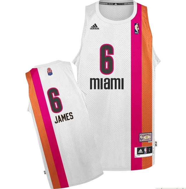 Miami Floridians LeBron James ABA Hardwood Classic Throwback Jerseys