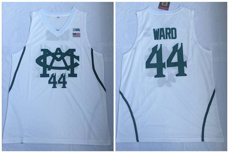 Michigan State Spartans 44 Nick Ward White College Basketball Jersey