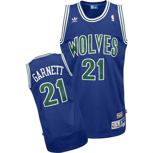 Minnesota Timberwolves 21 Kevin Garnett Throwback Jerseys