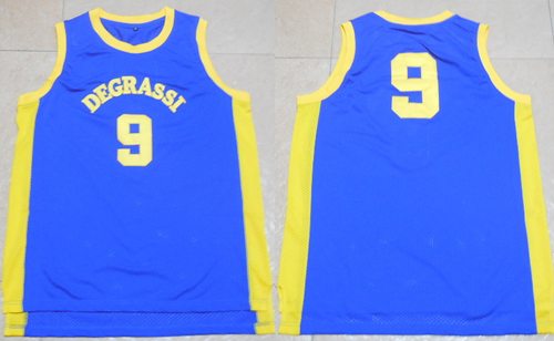 Movie Jersey Jimmy Brooks 9 Drake Degrassi Community HS Vest All Stitched Film Retro Basketball Jersey 