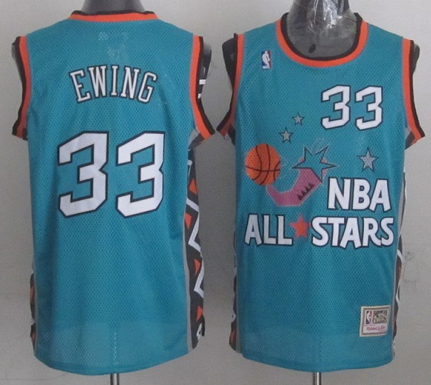 NBA 1996 All Star Game Hardwood Classics Throwback Swingma New York Knicks 33 Patrick Ewing Jersey