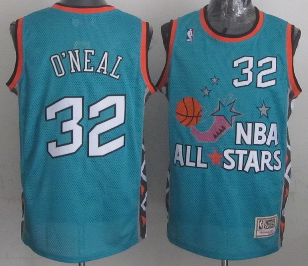 NBA 1996 All Star Game Hardwood Classics Throwback Swingma Orlando Maglc 32 Shaquille O'Neal Jersey