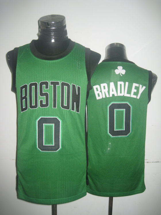 NBA Boston Celtics 0 Avery Bradley Authentic Green Black Jersey