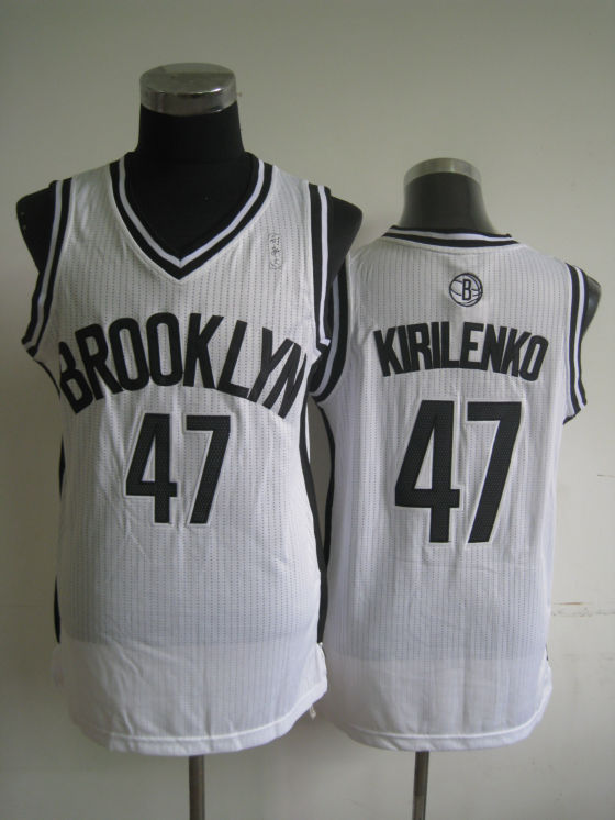 NBA Brooklyn Nets 47 Andrei Kirilenko Authentic White Jersey