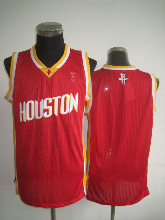 NBA Houston Rockets Blank Authentic Alternate Red Jersey