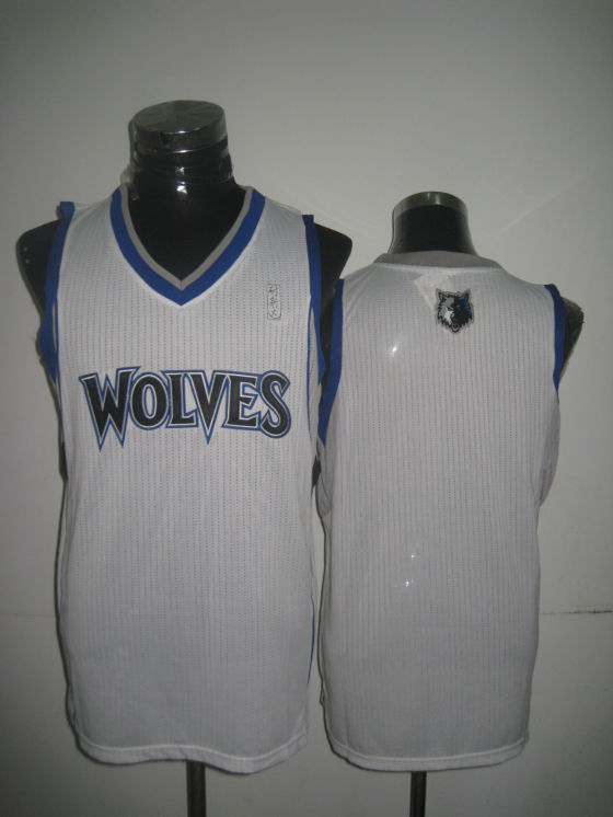 NBA Minnesota Timberwolves Blank Authentic Home White Jersey