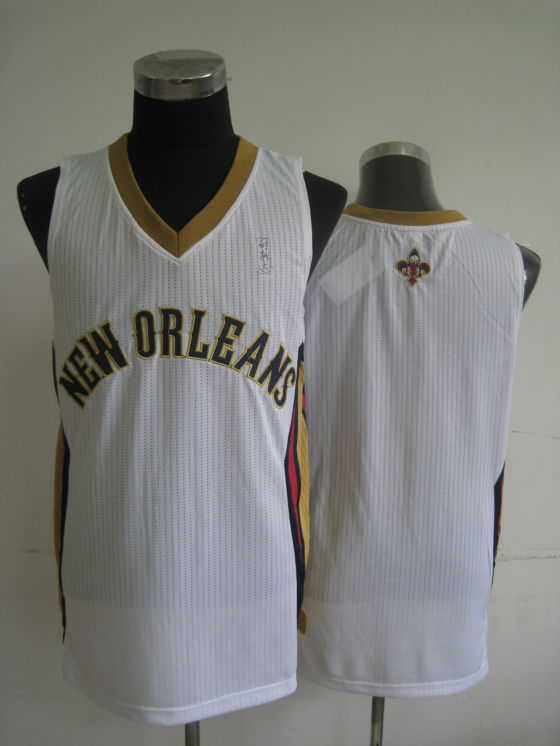 NBA New Orleans Pelicans Blank Authentic Home White Jersey