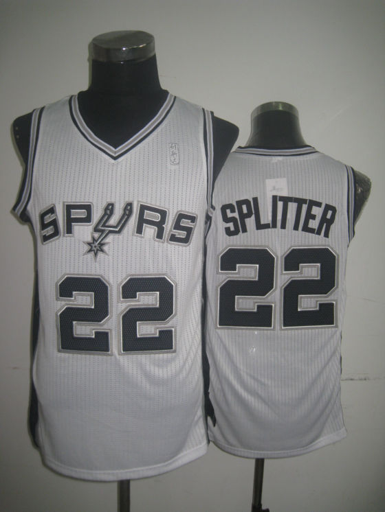NBA San Antonio Spurs 22 Tiago Splitter Authentic Home White Jersey46321