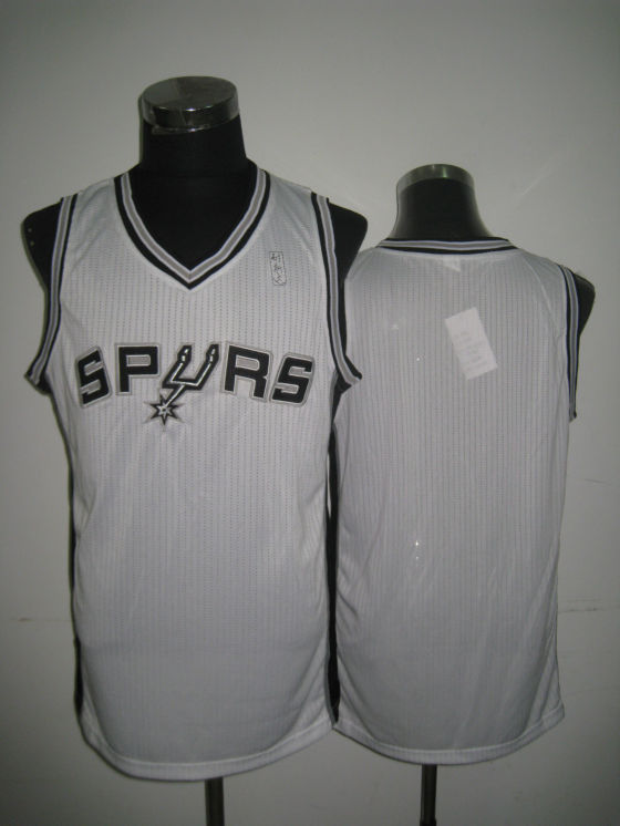 NBA San Antonio Spurs Blank Authentic White Jersey