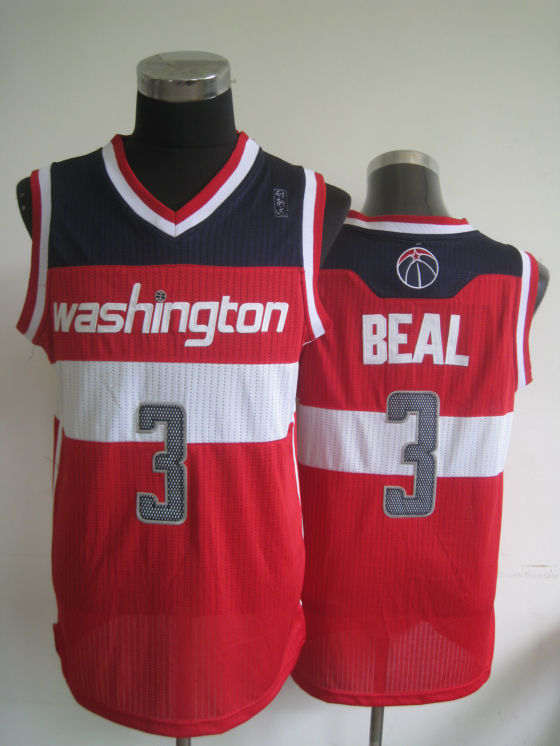 NBA Washington Wizards 3 Bradley Beal Authentic Red Jersey