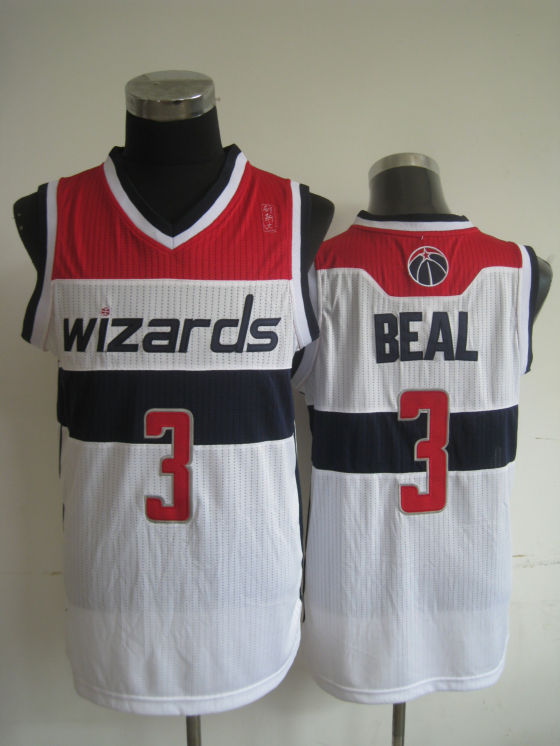 NBA Washington Wizards 3 Bradley Beal Authentic White Jersey