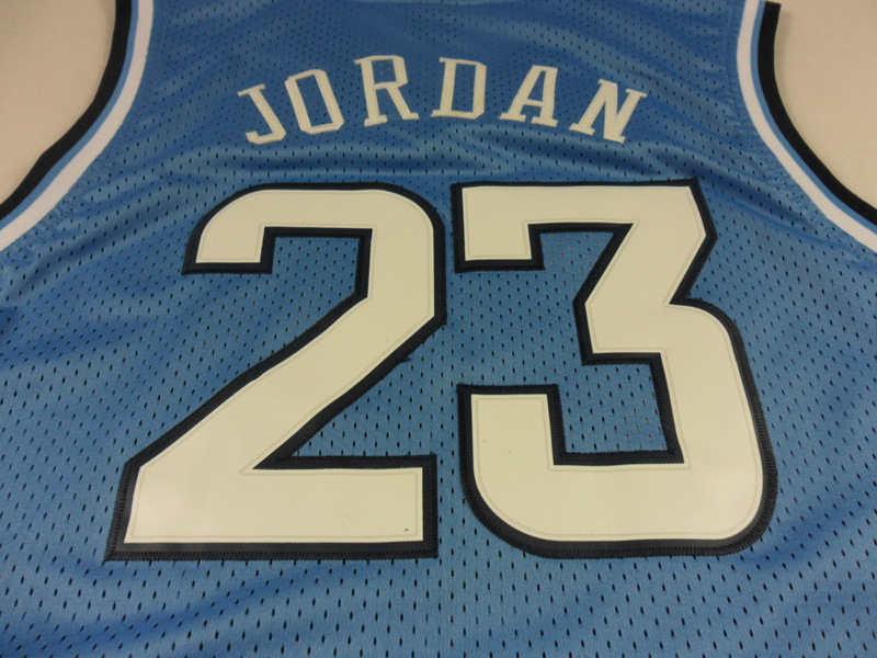 NCAA North Carolina 23 Michael Jordan Swingman Blue Jerseys