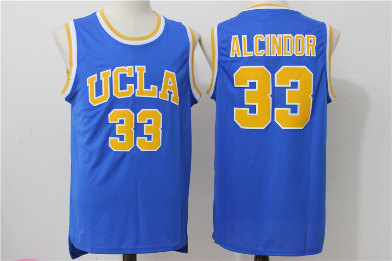 NCAA UCLA Bruins 33 Kareem Abdul Jabbar Blue College Basketball Jersey