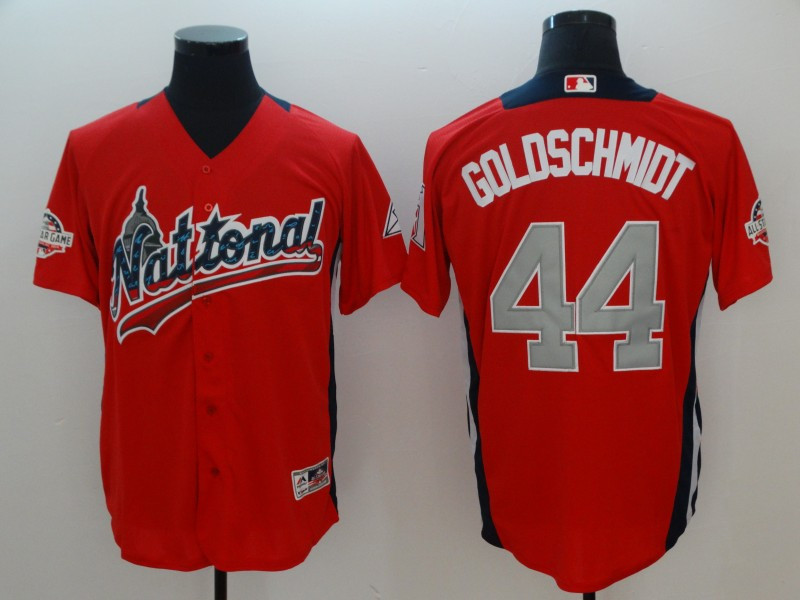 National League 44 Paul Goldschmidt Red 2018 MLB All Star Game Home Run Derby Jersey