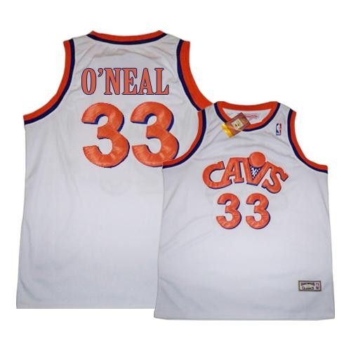 Neal 33 White Throwback Jerseys