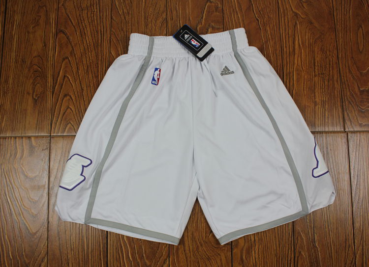 New  NBA Los Angeles Lakers New Revolution 30 White Short