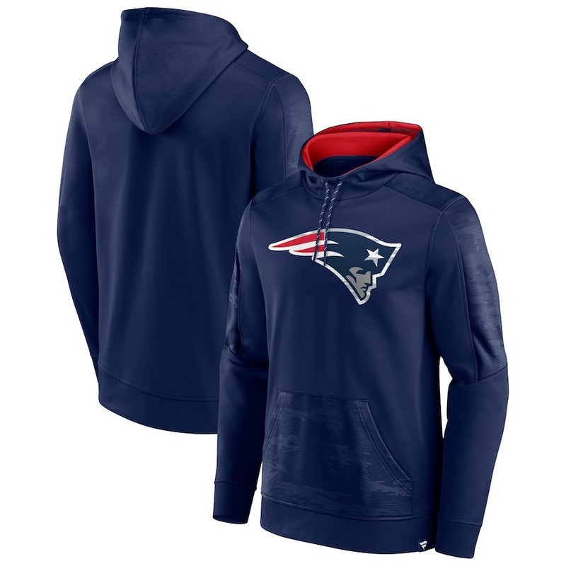 New England Patriots Fanatics Branded On The Ball Pullover Hoodie Navy