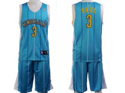 New Orleans Hornets #3 Paul Blue Suit