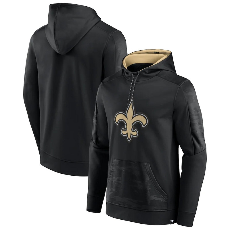 New Orleans Saints Fanatics Branded On The Ball Pullover Hoodie Black