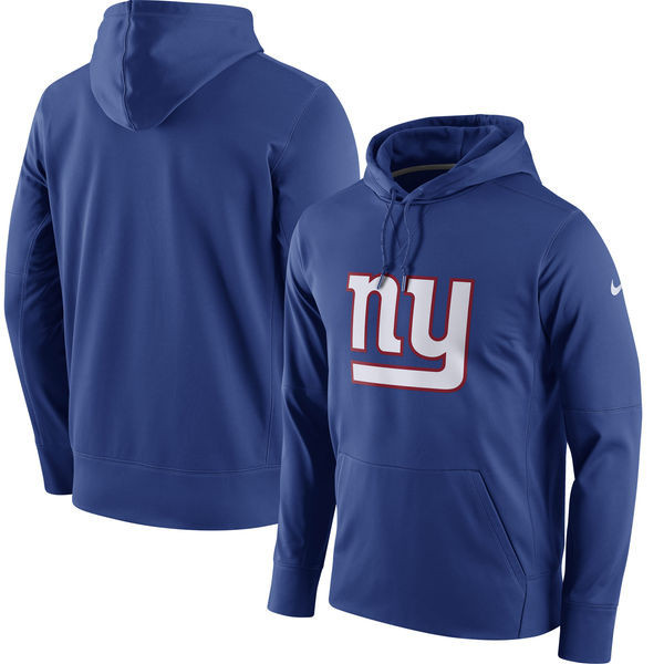 New York Giants  Circuit Logo Essential Performance Pullover Hoodie Royal