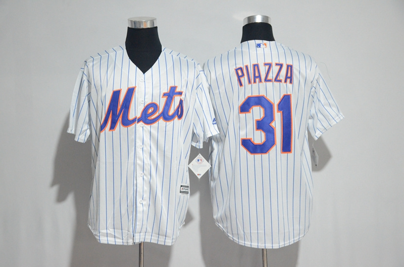 New York Mets Mens Jerseys 31 Mike Piazza Baseball Jersey