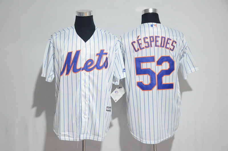 New York Mets Mens Jerseys 52 Yoenis Cespedes Baseball Jersey