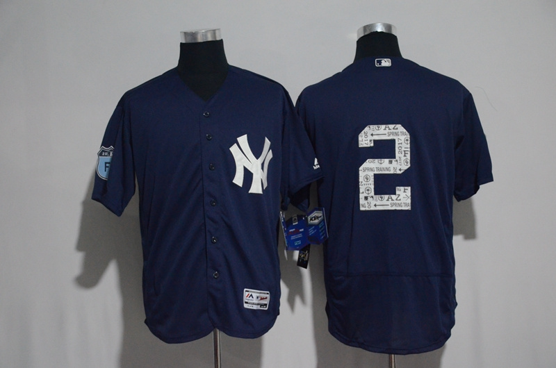 New York Yankees Mens Jerseys 2 Derek Jeter Baseball Jersey