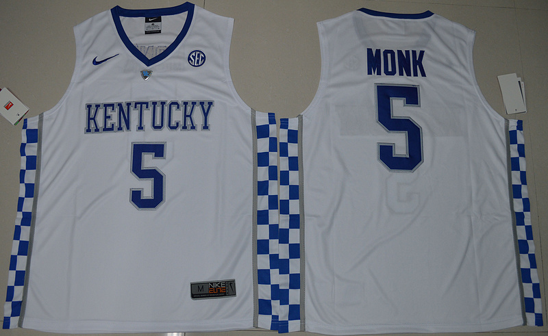  2017 Kentucky Wildcats Malik Monk 5 College Hype Elite Jersey