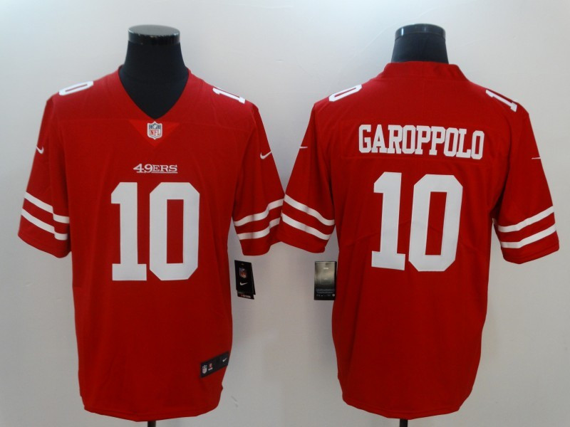  49ers 10 Jimmy Garoppolo Red Vapor Untouchable Player Limited Jersey