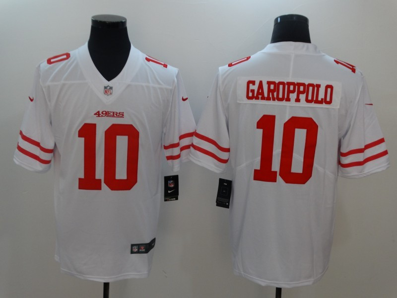  49ers 10 Jimmy Garoppolo White Vapor Untouchable Player Limited Jersey