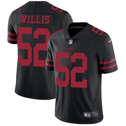  49ers 52 Patrick Willis Black Vapor Untouchable Player Limited Jersey