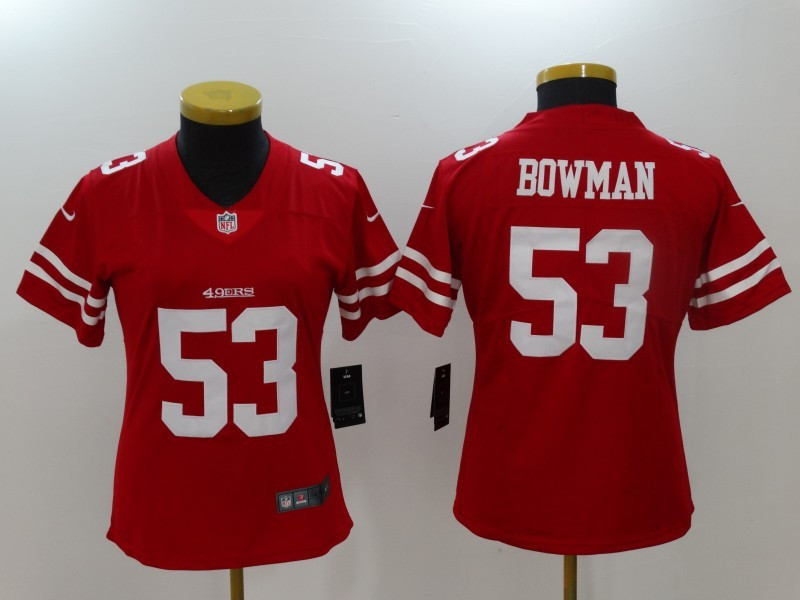  49ers NaVorro Bowman Red Women Vapor Untouchable Player Limited Jersey