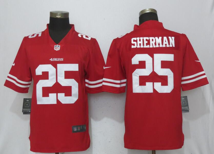  49ers Richard Sherman Red Vapor Untouchable Player Limited Jersey