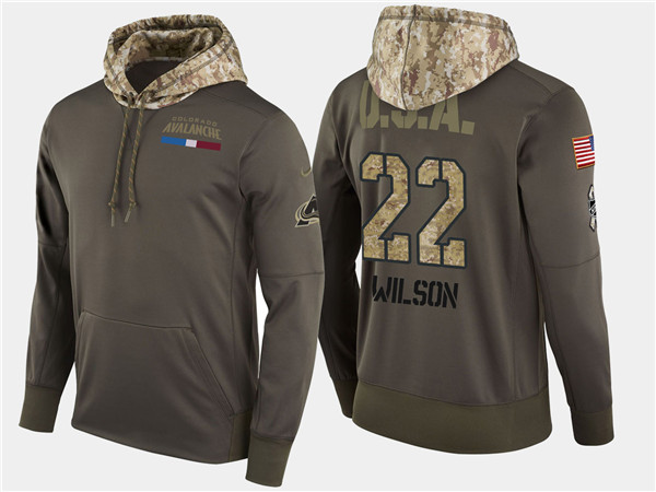  Aavalanche 22 Colin Wilson Olive Salute To Service Pullover Hoodie