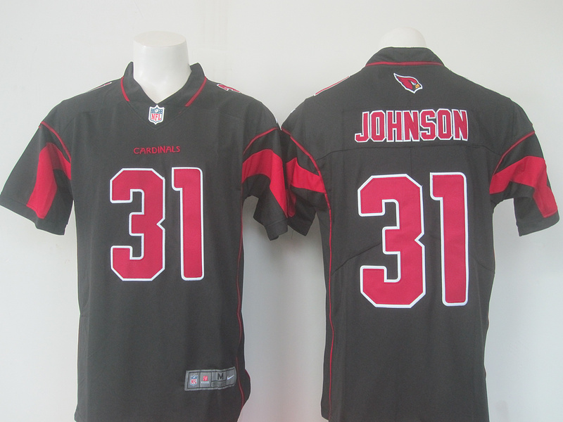  Arizona Cardinals 31 David Johnson Black Color Rush Limited Jersey