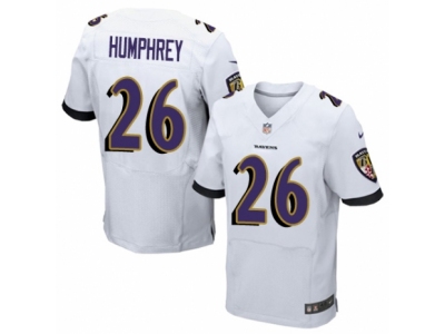  Baltimore Ravens 26 Marlon Humphrey Elite White NFL Jersey