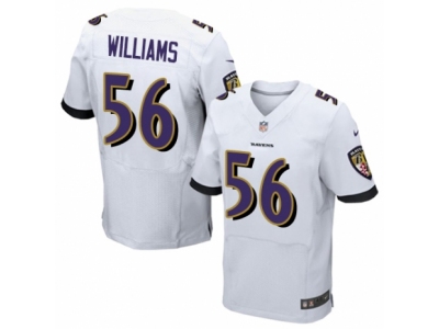  Baltimore Ravens 56 Tim Williams Elite White NFL Jersey