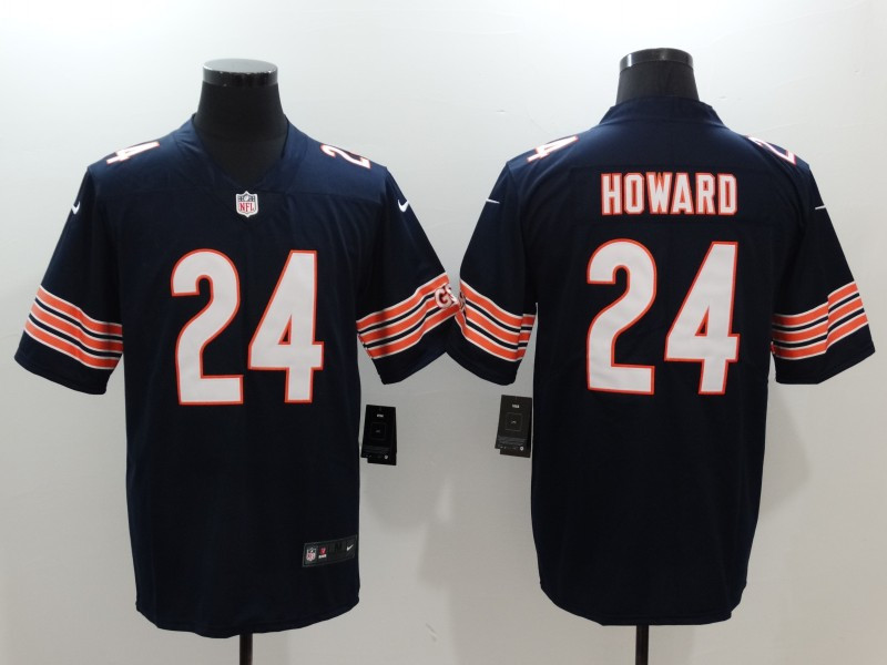  Bears 24 Jordan Howard Navy Vapor Untouchable Player Limited Jersey