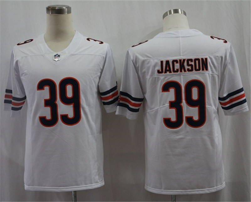 Nike Bears 39 Eddie Jackson White Vapor Untouchable Limited Jersey
