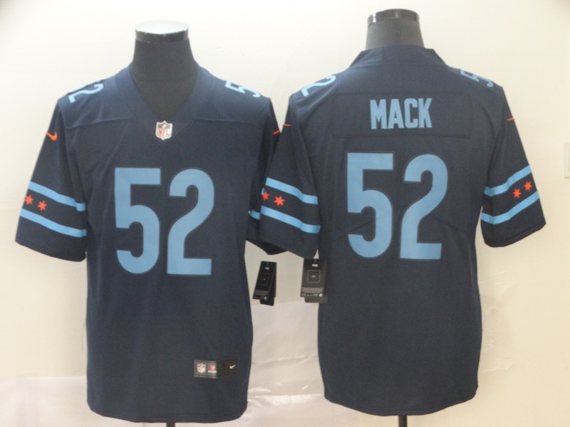 Nike Bears 52 Khalil Mack Black City Edition Vapor Untouchable Limited Jersey