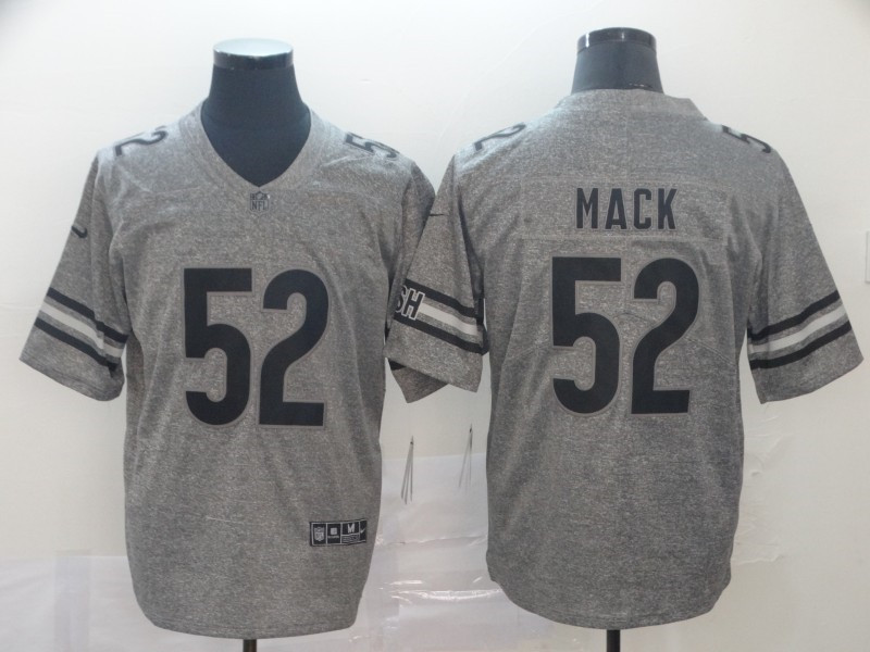 Nike Bears 52 Khalil Mack Gray Gridiron Gray Vapor Untouchable Limited Jersey