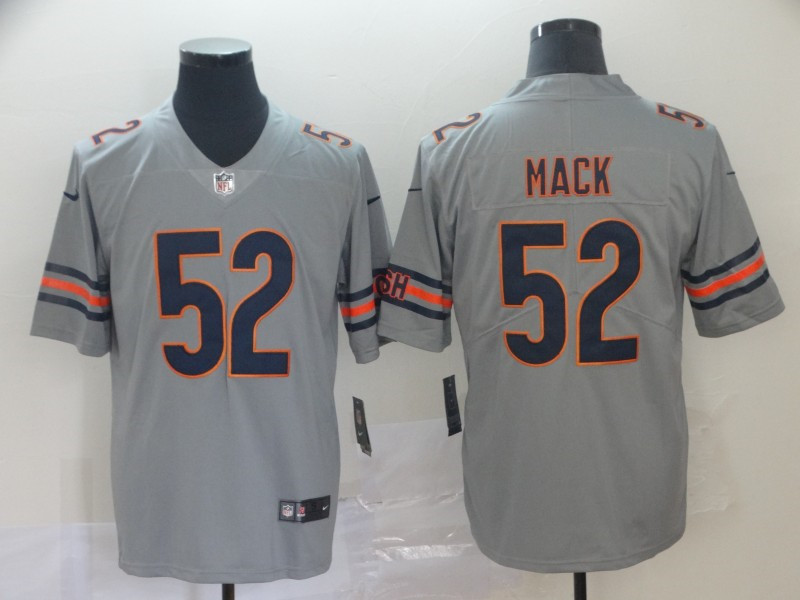 Nike Bears 52 Khalil Mack Silver Inverted Legend Limited Jersey