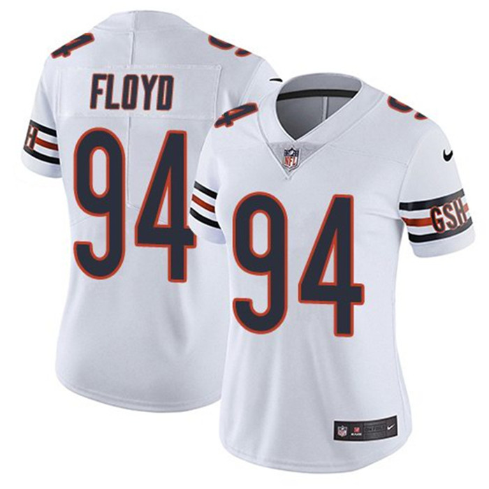  Bears 94 Leonard Floyd White Women Vapor Untouchable Limited Jersey