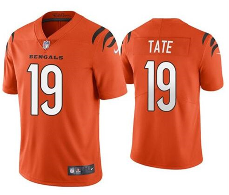 Nike Bengals 19 Auden Tate Orange Vapor Untouchable Limited Jersey