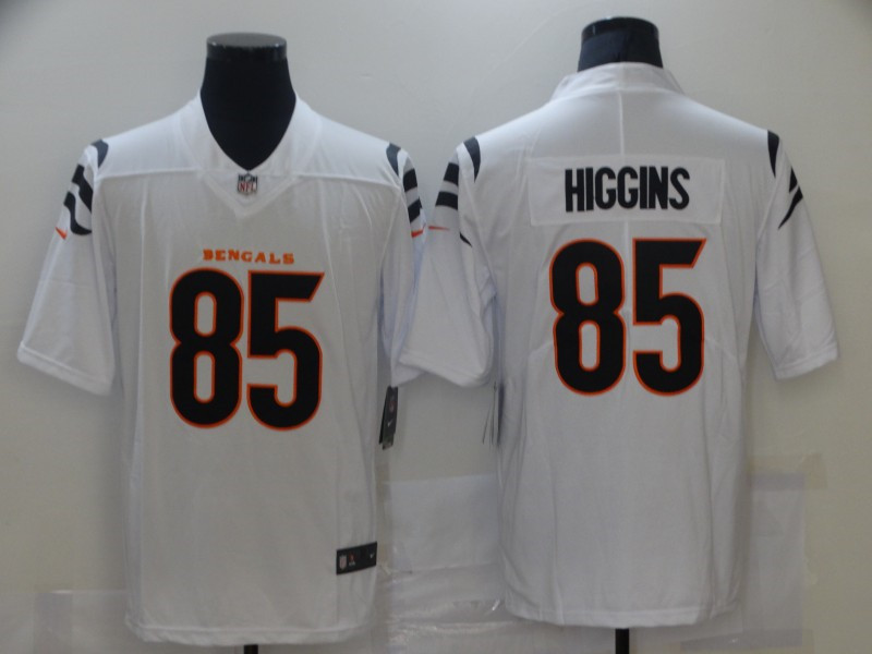 Nike Bengals 85 Tee Higgins White Vapor Limited Jersey