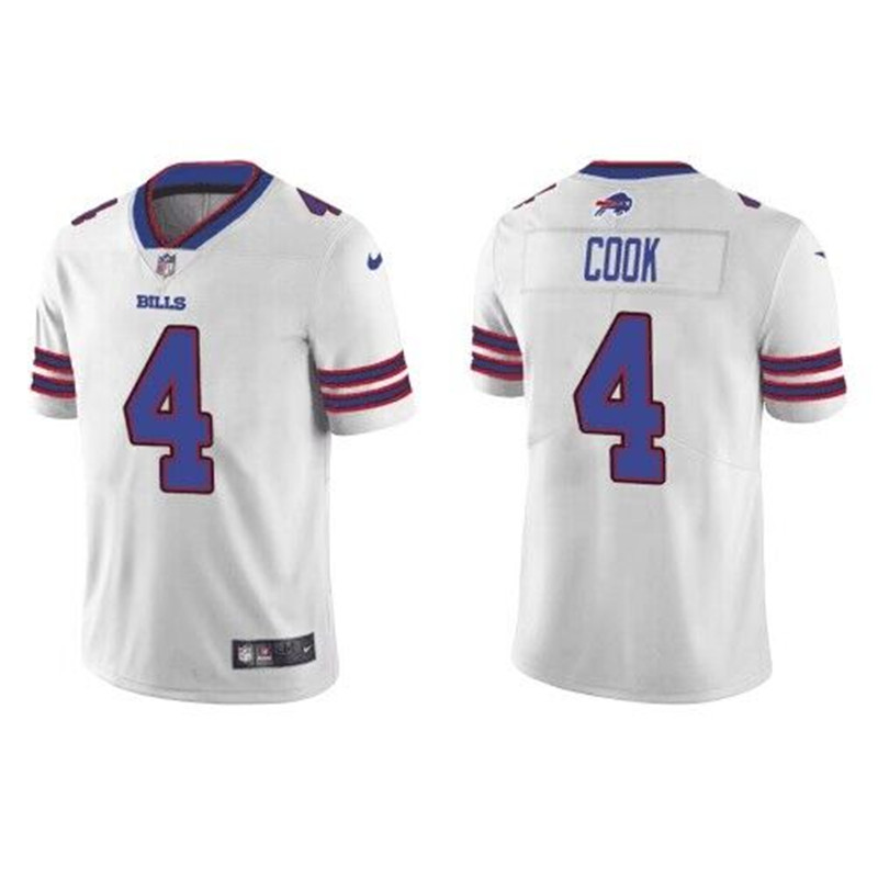 Nike Bills 4 James Cook White Vapor Untouchable Limited Jersey